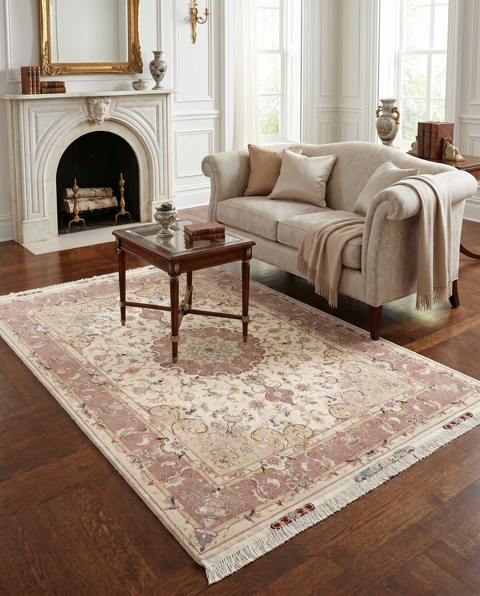 4' 10 x 7' 2 Tabriz Rug