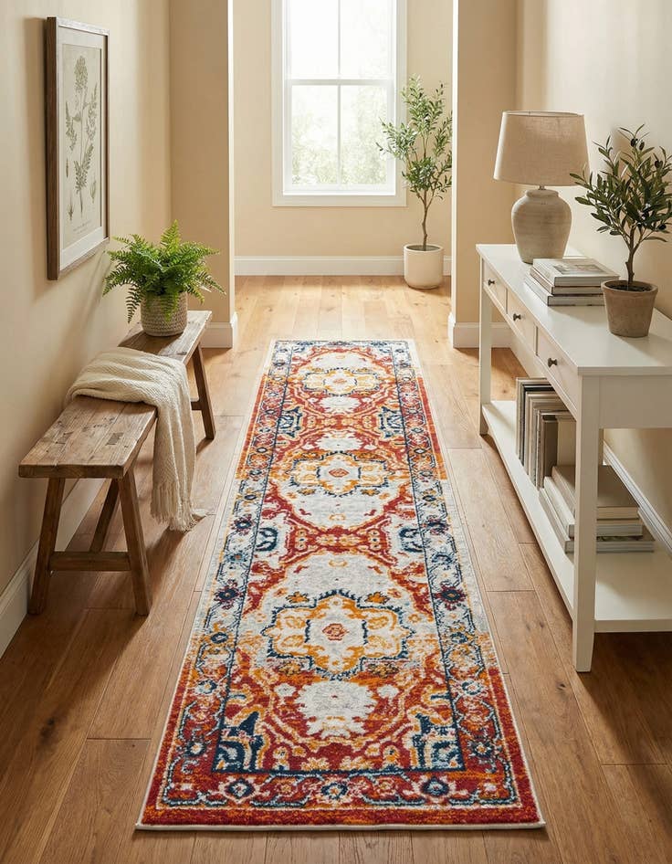 Detail image of 2' x 8' Madeline Vintage Runner Rug