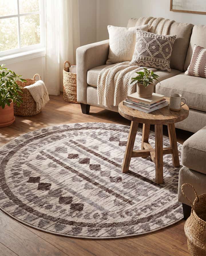 5' x 5' Grand Tradition Round Rug