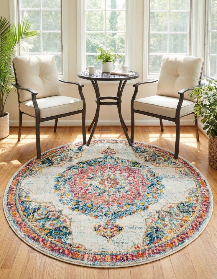 Detail image of 6' x 6' Madeline Round Rug
