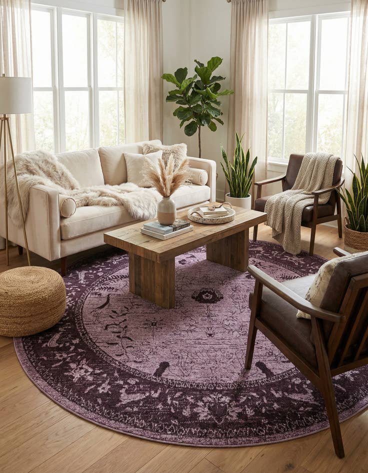 Detail image of 7' 10 x 7' 10 Vista Round Rug