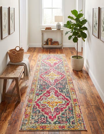 Washable Carnevale Runner Rug