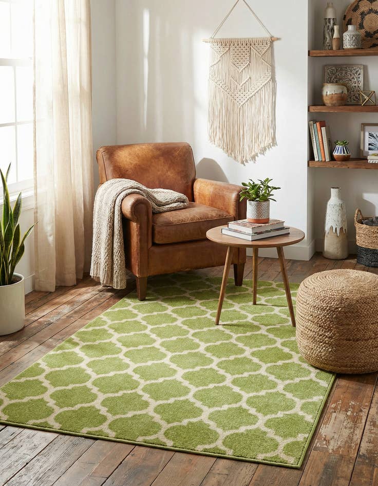 Detail image of 3' x 5' 3 Lattice Rug