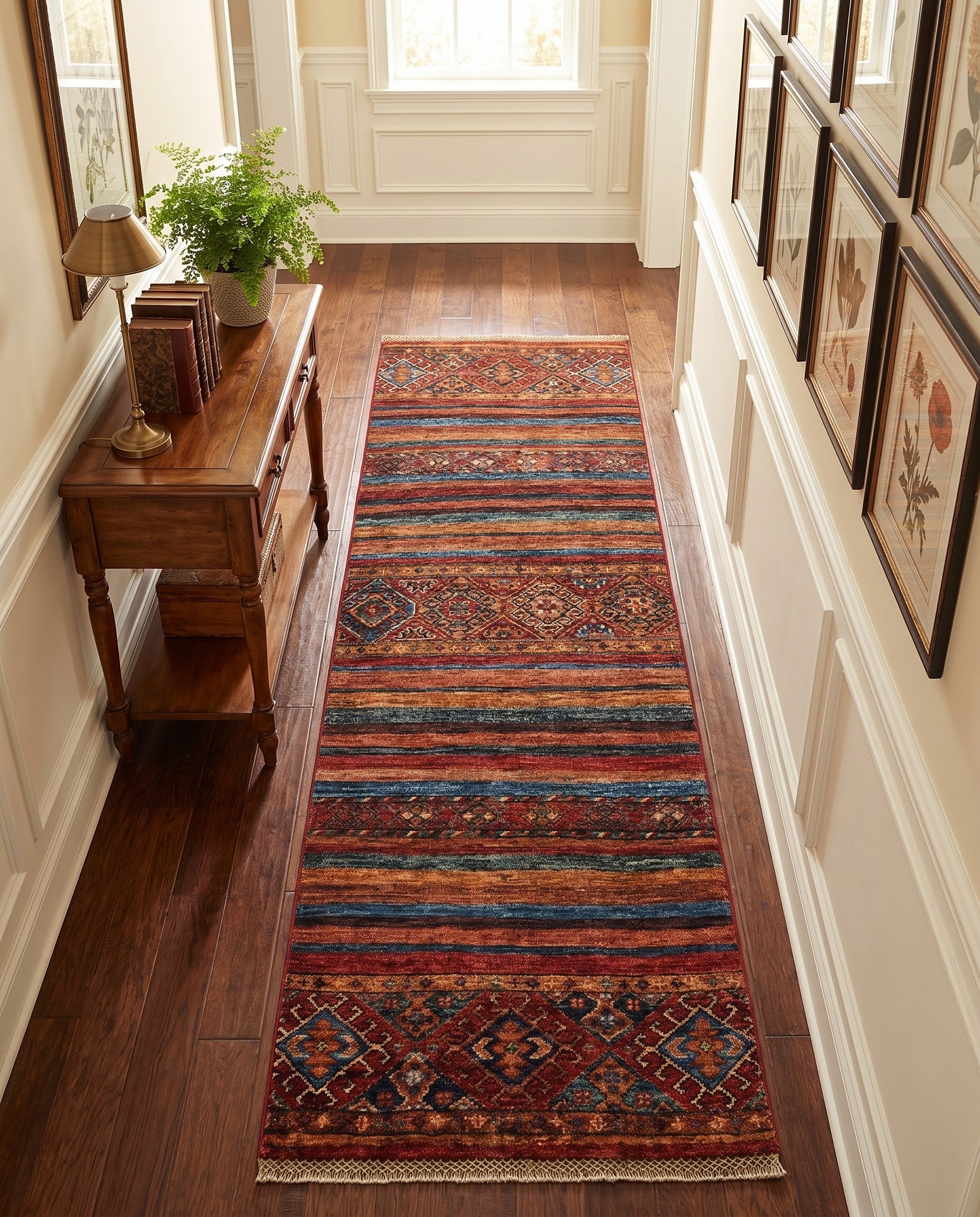 2' x 6' 2 Hand Knotted Kazak Runner Rug