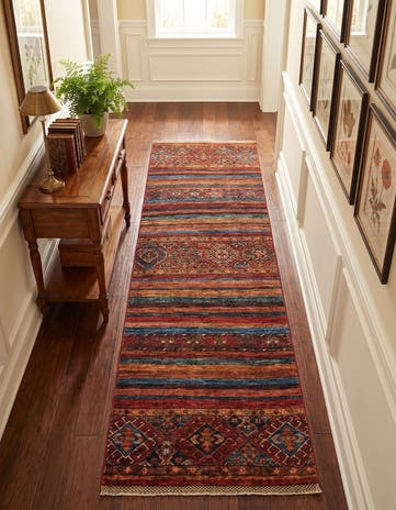 2' x 6' 2 Hand Knotted Kazak Runner Rug