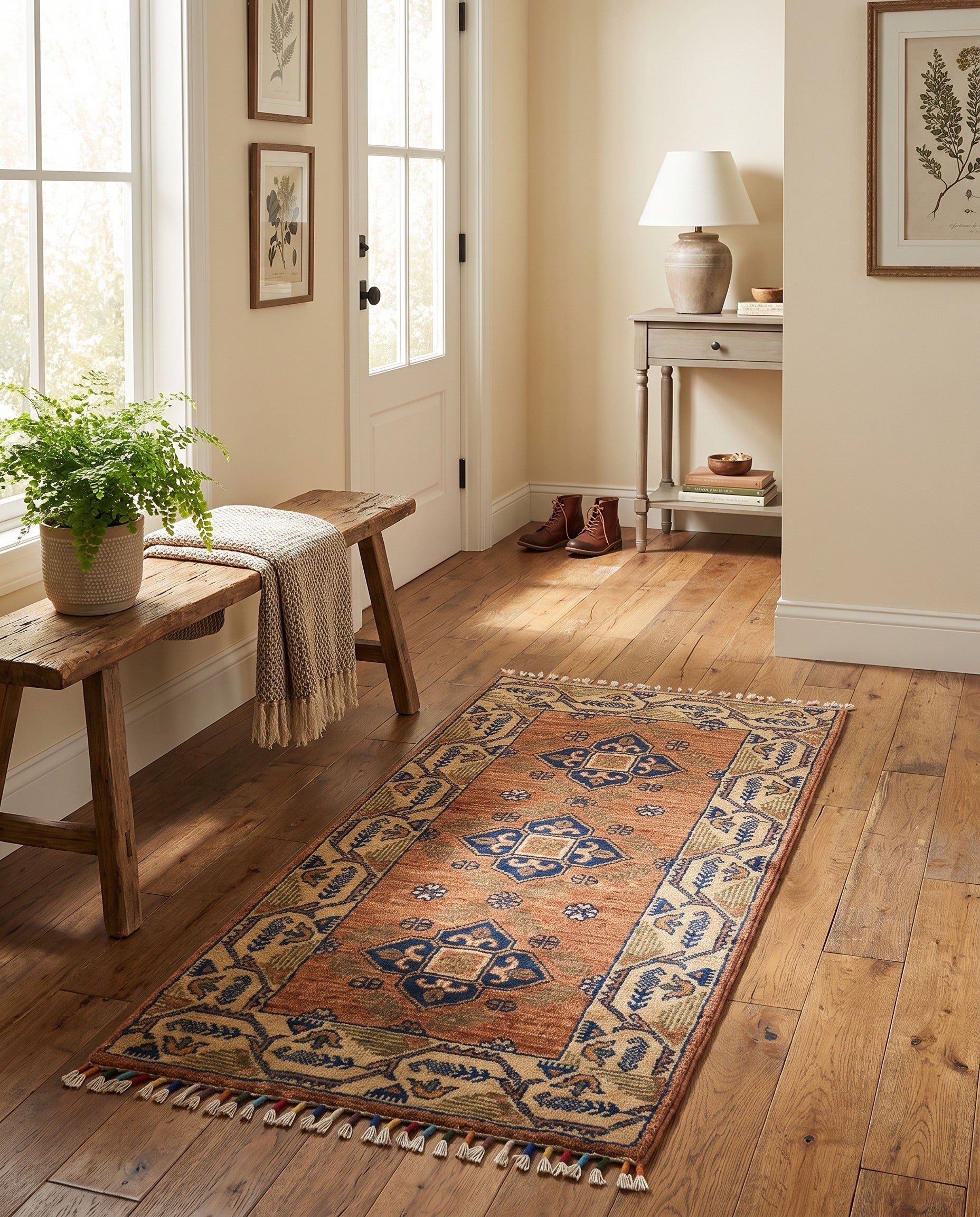 1' 8 x 3' 6 Hand Knotted Ariana Ziegler Rug