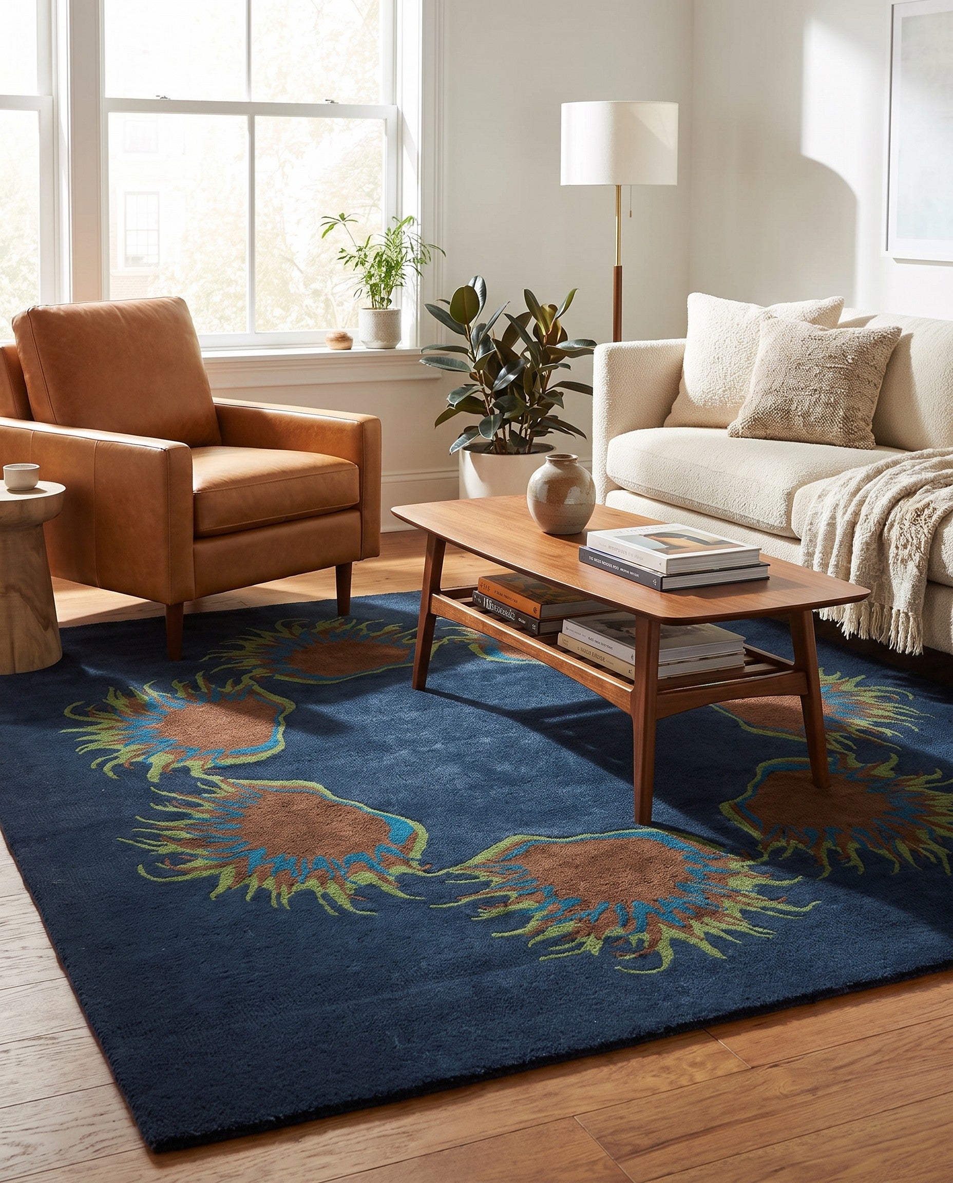 7' 6 x 7' 7 Luna Square Rug