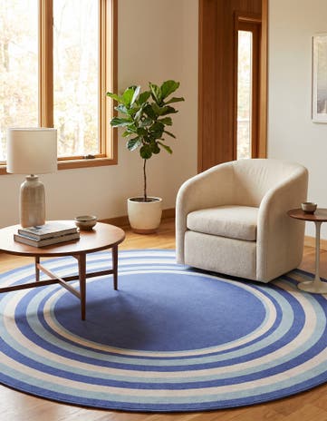 7' 10 x 7' 10 Lotus Round Rug