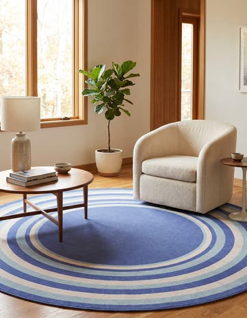 7' 10 x 7' 10 Lotus Round Rug