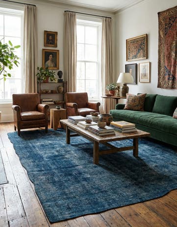 9' 7 x 12' 4 Hand Knotted Ultra Vintage Persian Wool Rug