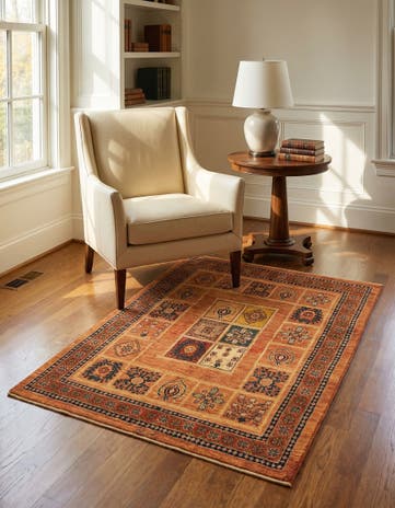 3' 6 x 5' Kashkuli Wool Rug
