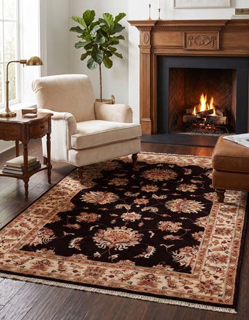 4' x 6' 2 Hand Knotted Peshawar Ziegler Rug