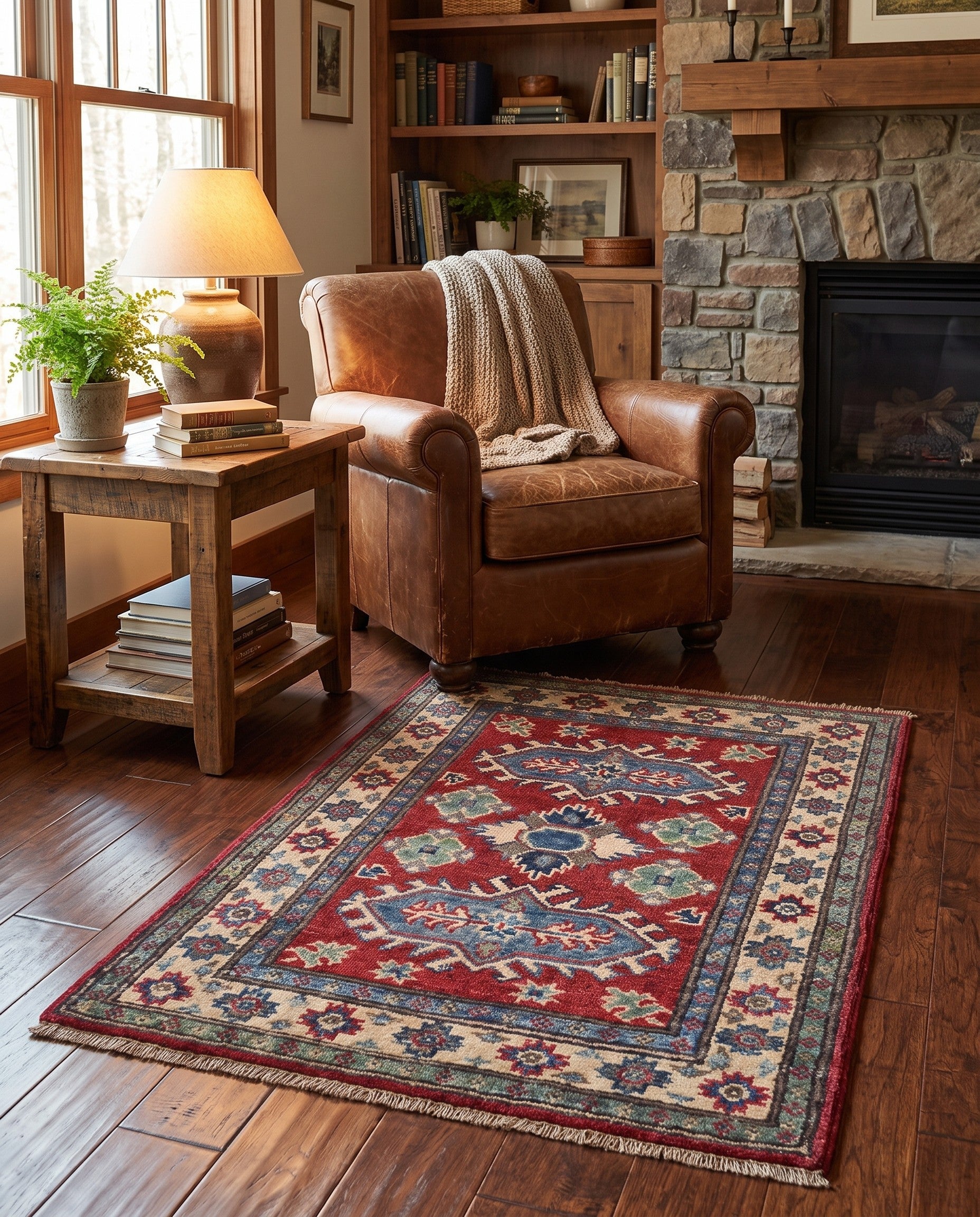 2' 1 x 3' 1 Hand Knotted Kazak Rug