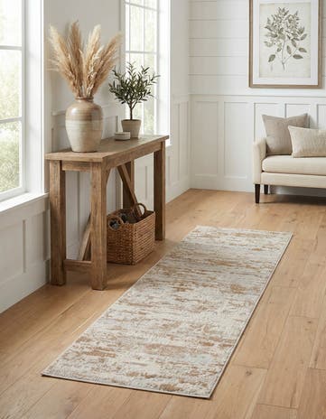 Beige Caspian Runner Rug