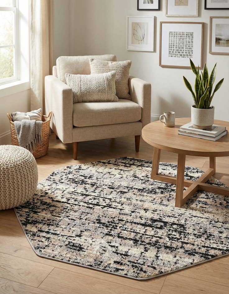 Detail image of 4' x 4' Tucson Octagon Rug