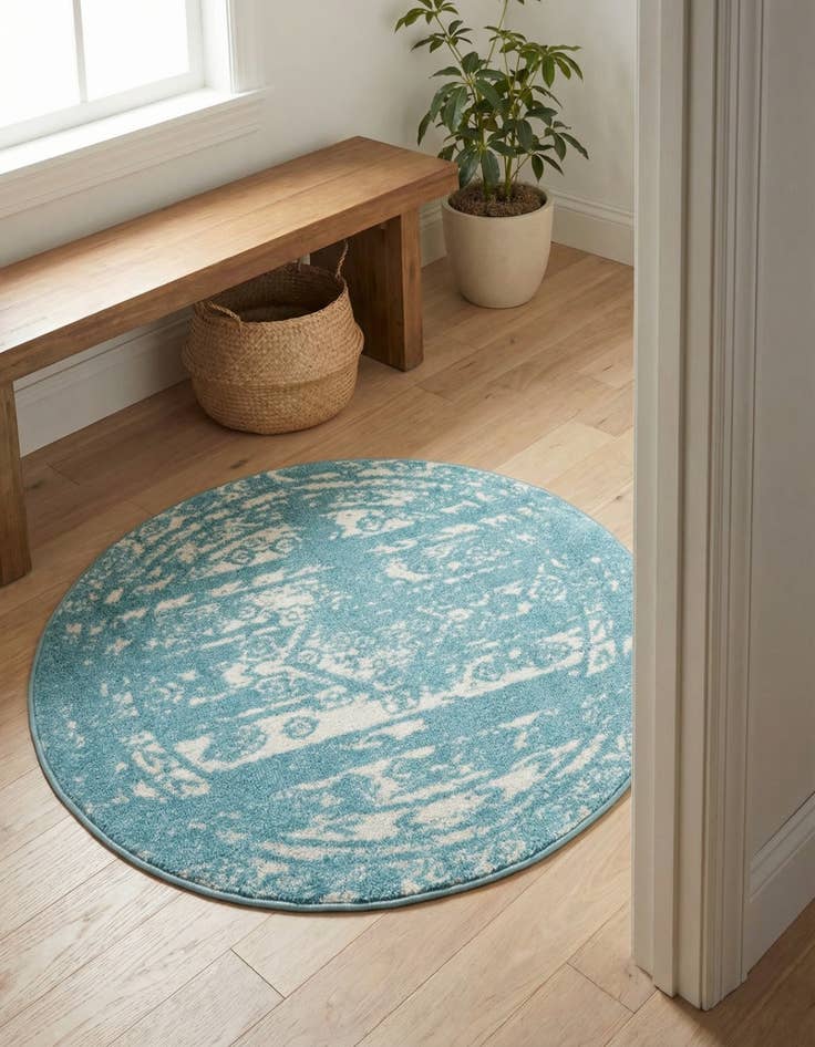 Detail image of 3' x 3' Lennon Round Rug