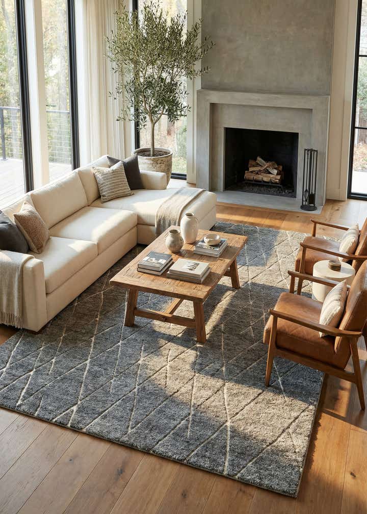 10' x 14' 1 Atlas Moroccan Wool Rug
