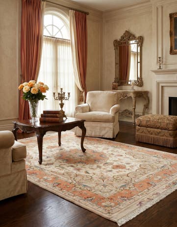 4' 9 x 7' 1 Tabriz Rug