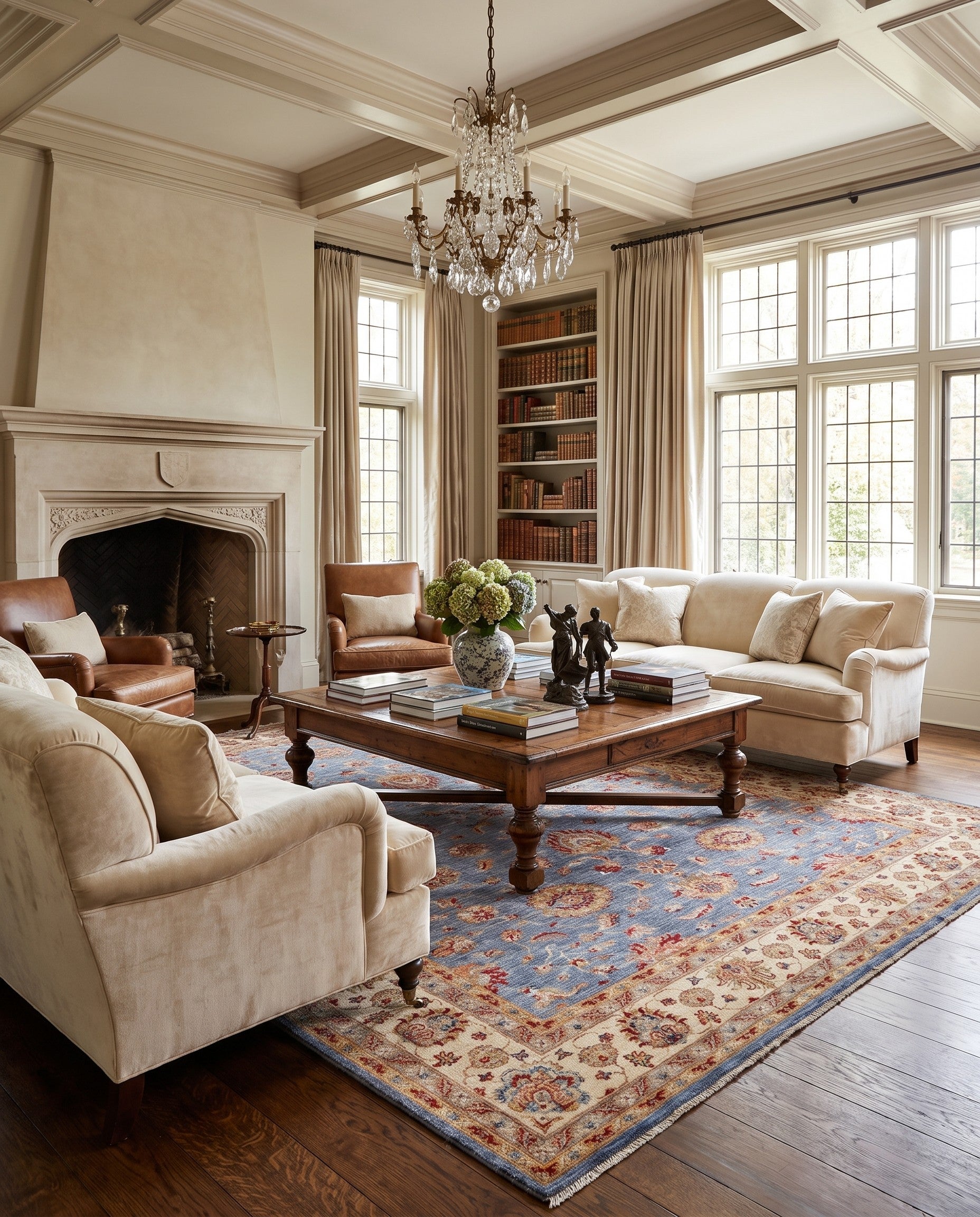 8' 2 x 11' 4 Hand Knotted Ziegler Rug