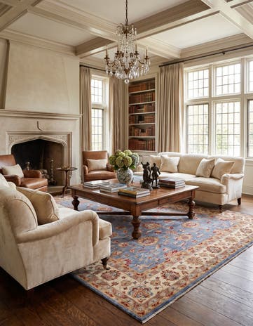 8' 2 x 11' 4 Hand Knotted Ziegler Rug