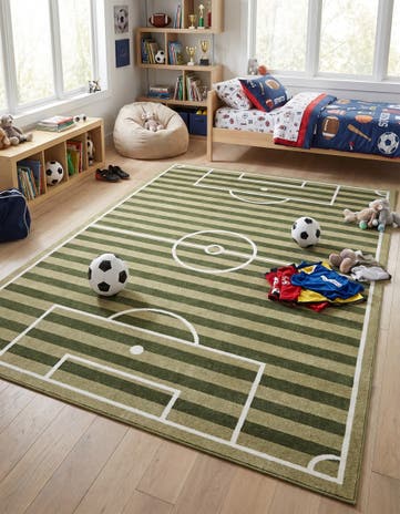 7' 10 x 10' Sports Washable Rug