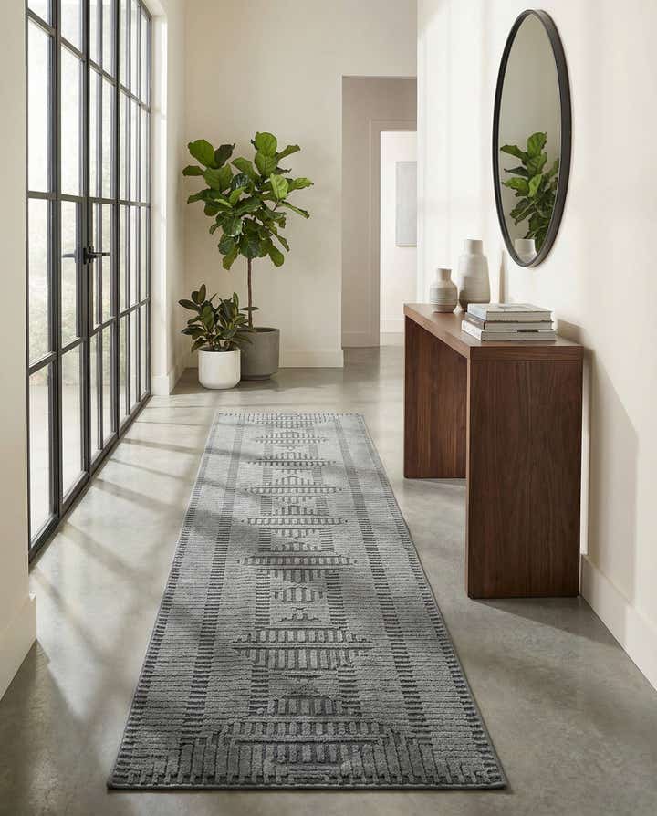 2' 7 x 12' Textura Designer Runner Rug