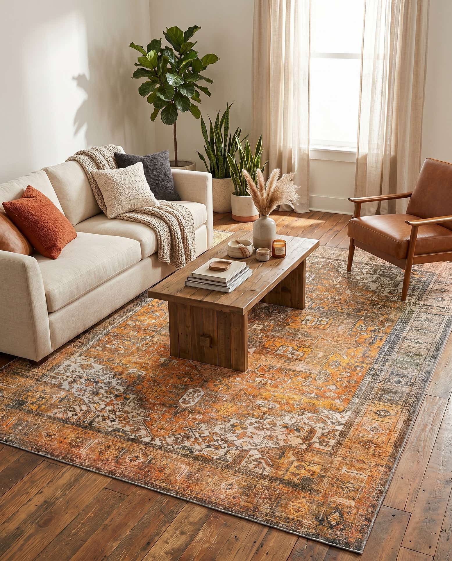 7' 6 x 10' 6 Washable Timeless Rug