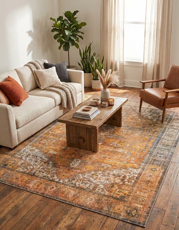7' 6 x 10' 6 Washable Timeless Rug