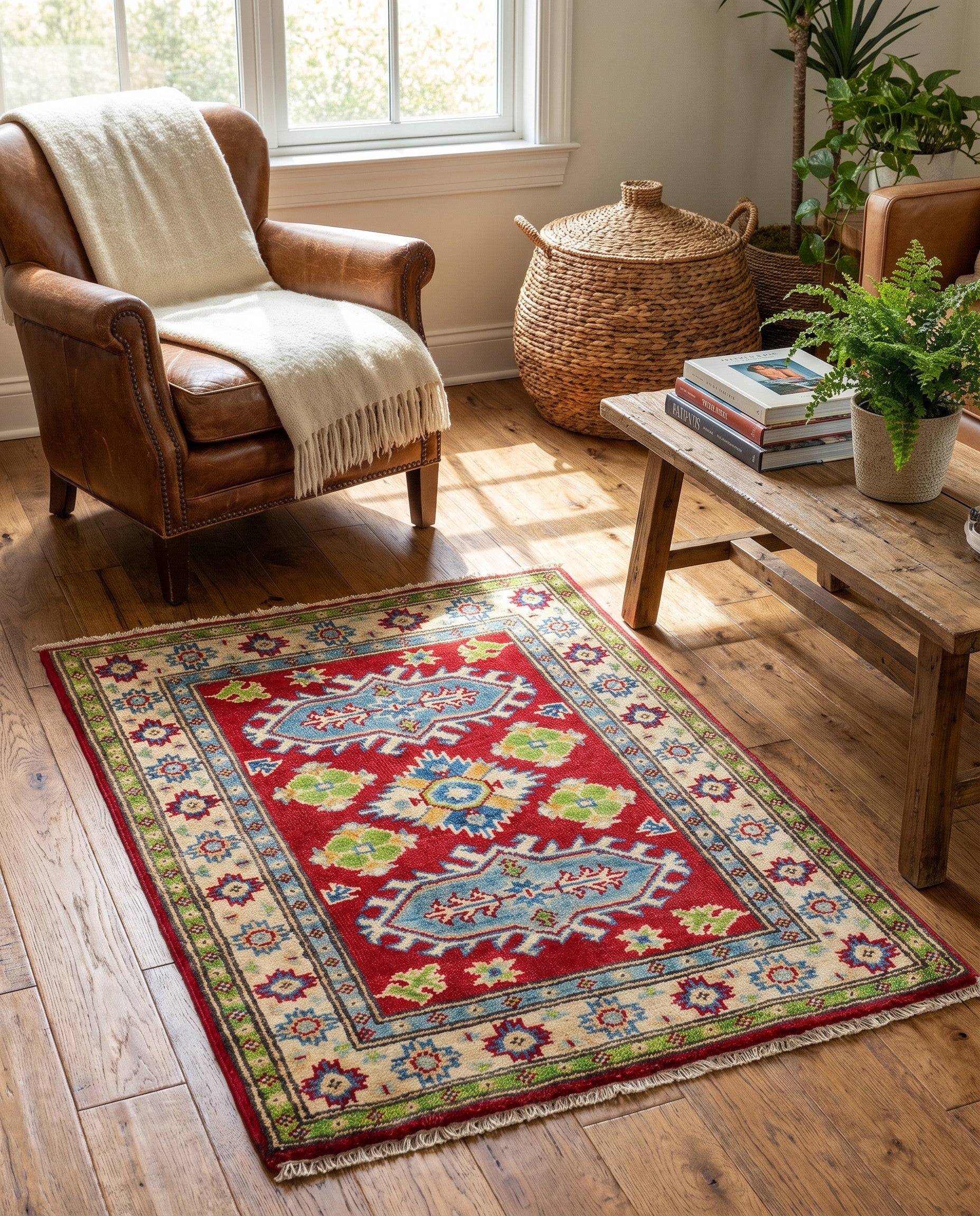 2' 1 x 2' 10 Hand Knotted Kazak Rug