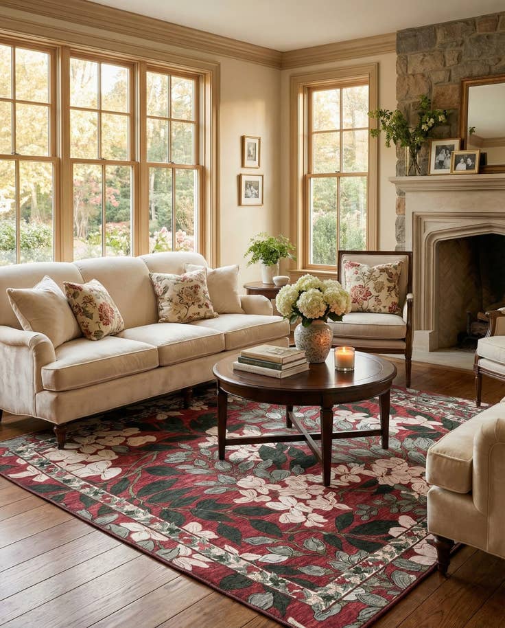 Detail image of 7' 10 x 7' 10 Yara Square Rug