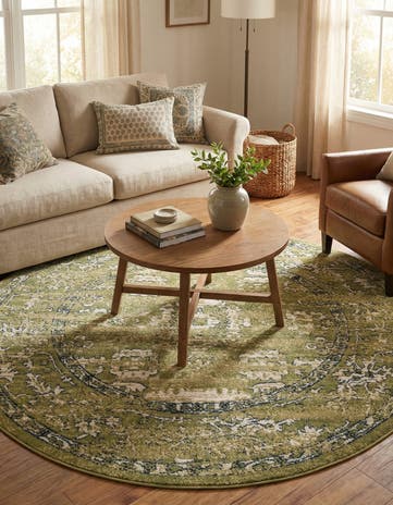 7' x 7' Charleston Round Rug