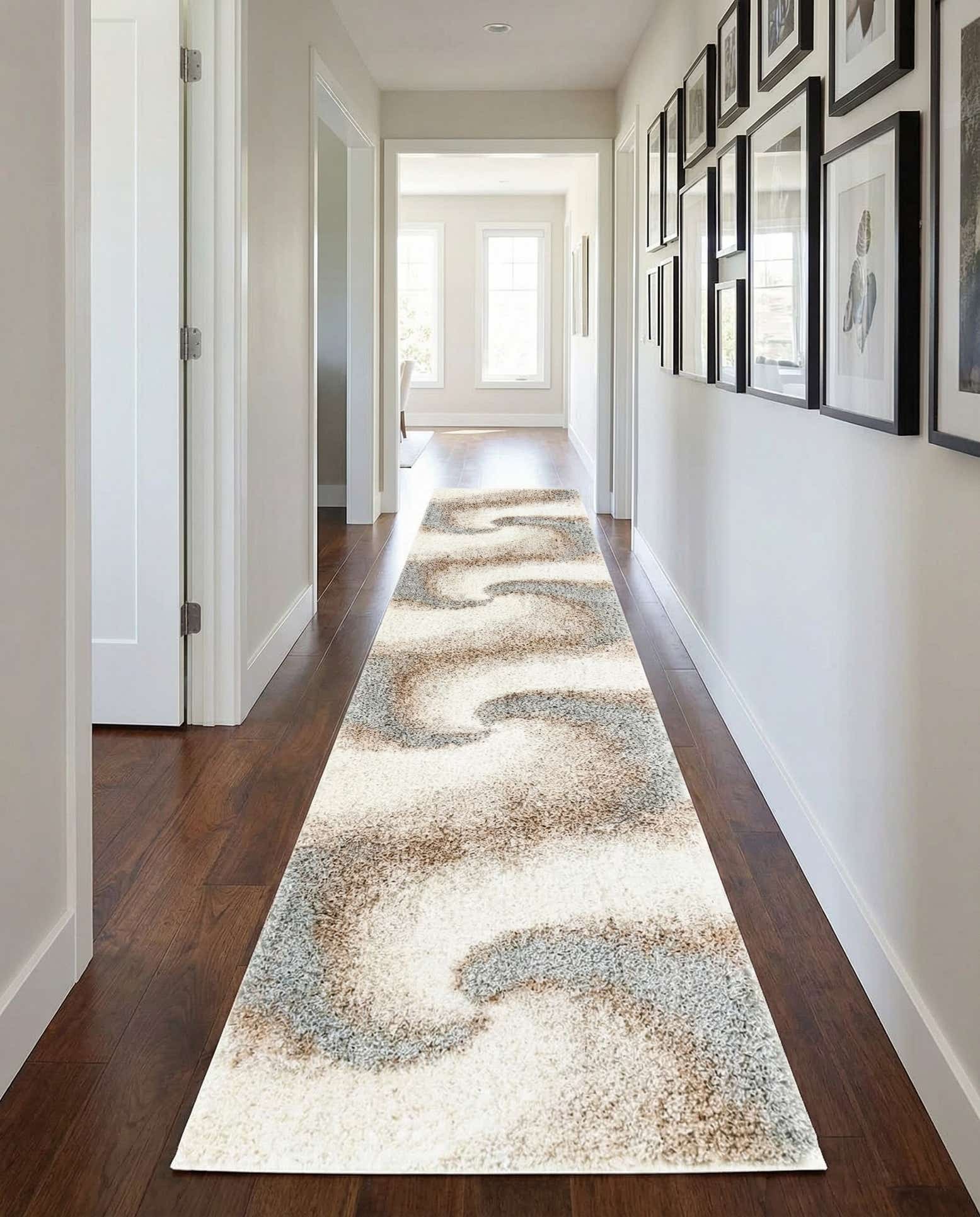 2' 7 x 13' Soft Touch Shag Runner Rug