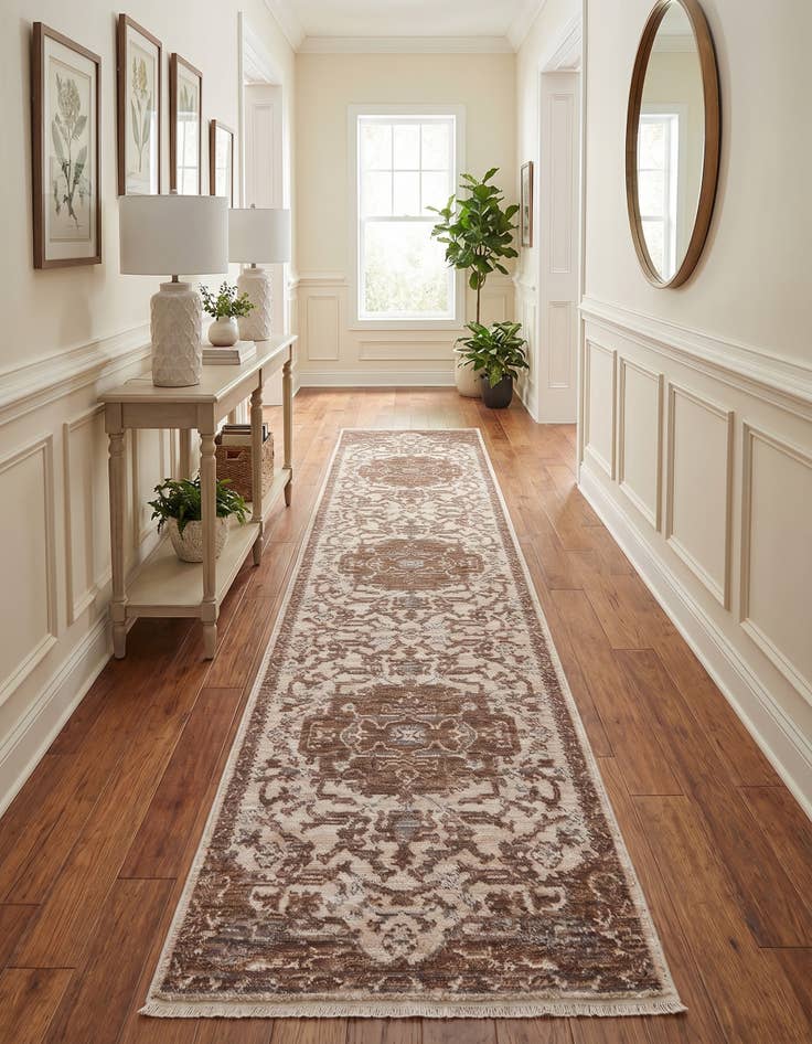 Detail image of 2' 7 x 12' 6 Grand Tradition Rug