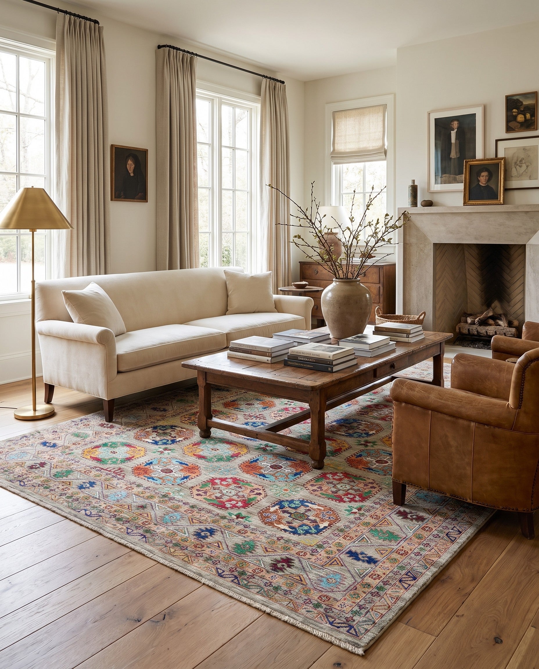 6' 10 x 9' 9 Hand Knotted Ariana Rug
