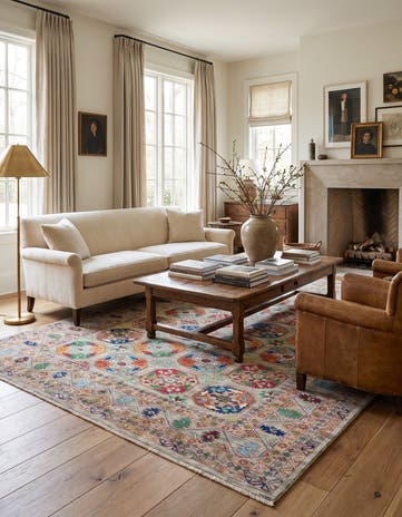 6' 10 x 9' 9 Hand Knotted Ariana Rug