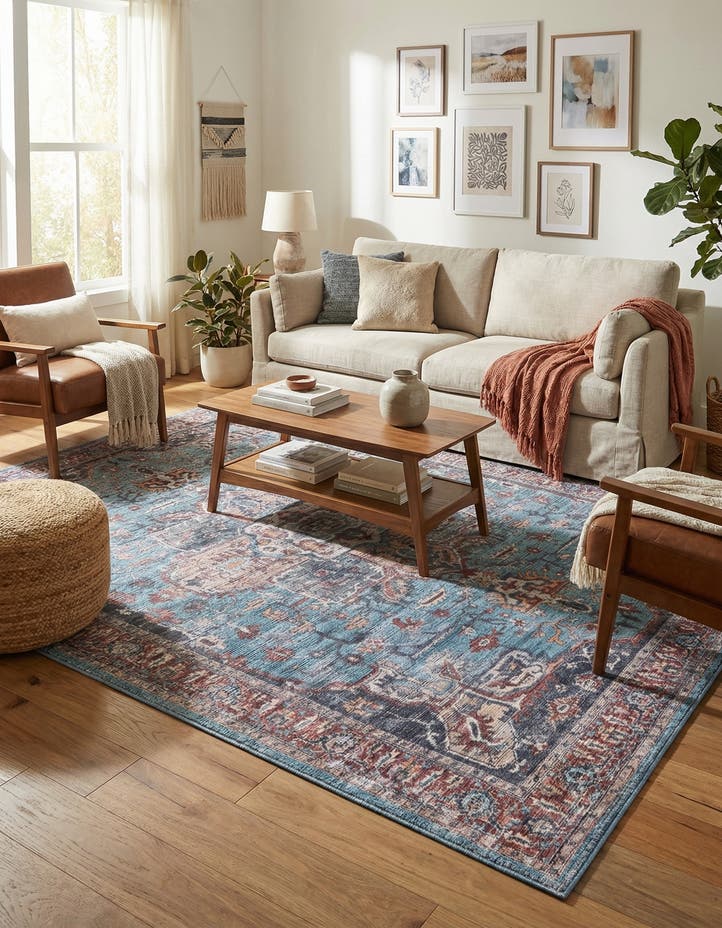 7' 3 x 10' Washable Maahru Rug