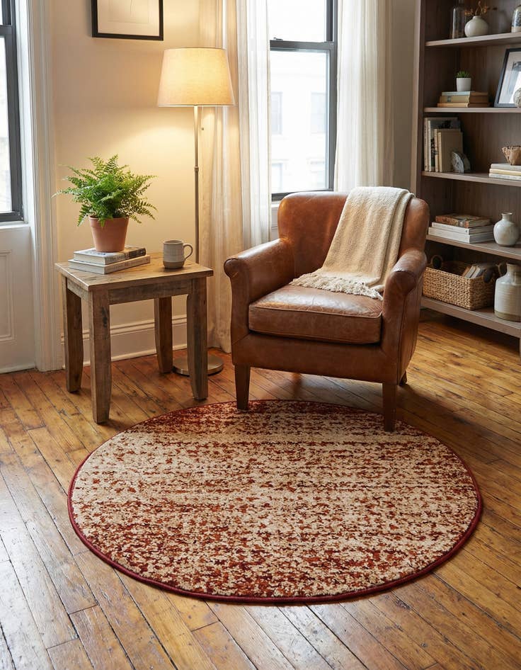Detail image of 3' x 3' Harvest Round Rug