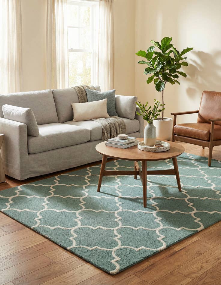 Detail image of 5' 1 x 8' Luna Wool Rug