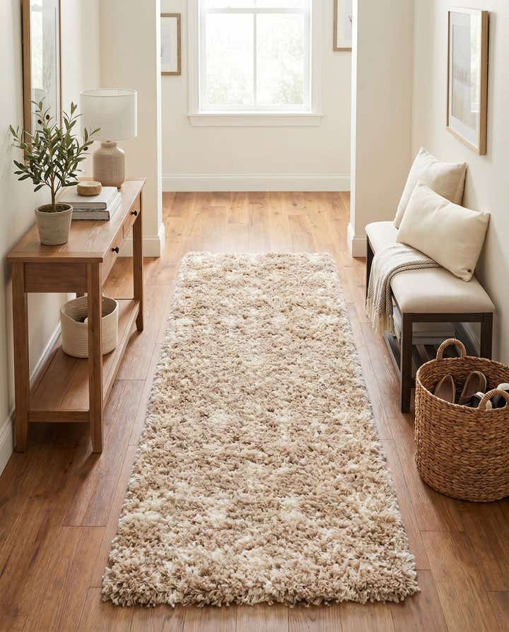 2' x 5' Moroccan Trellis Shag Runner Rug