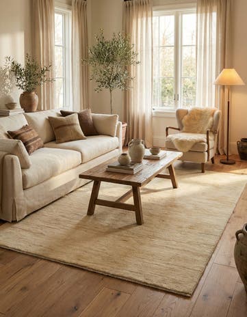 4' 8 x 6' 8 Hand Knotted Gabbeh Shouli Persian Wool Rug