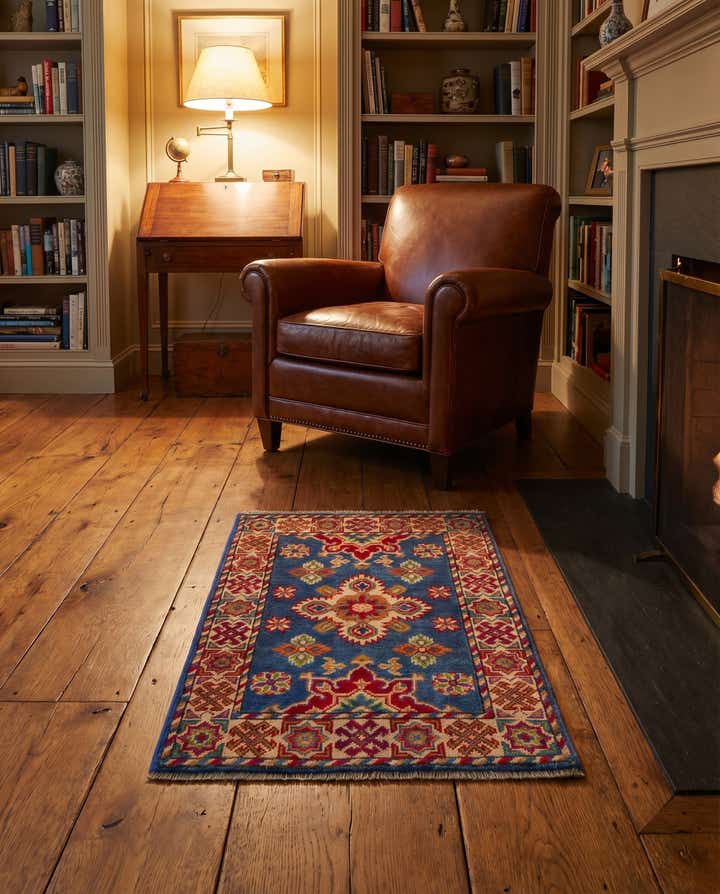 2' x 3' Hand Knotted Kazak Rug