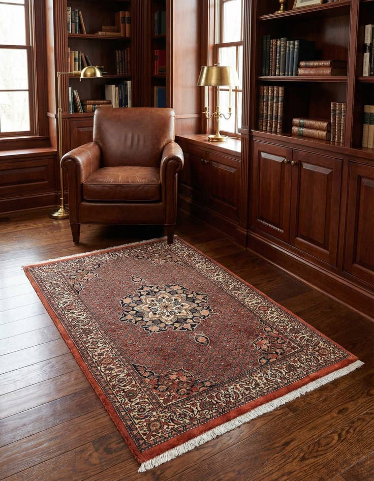 Detail image of 3' 7 x 5' 9 Bidjar Wool Rug