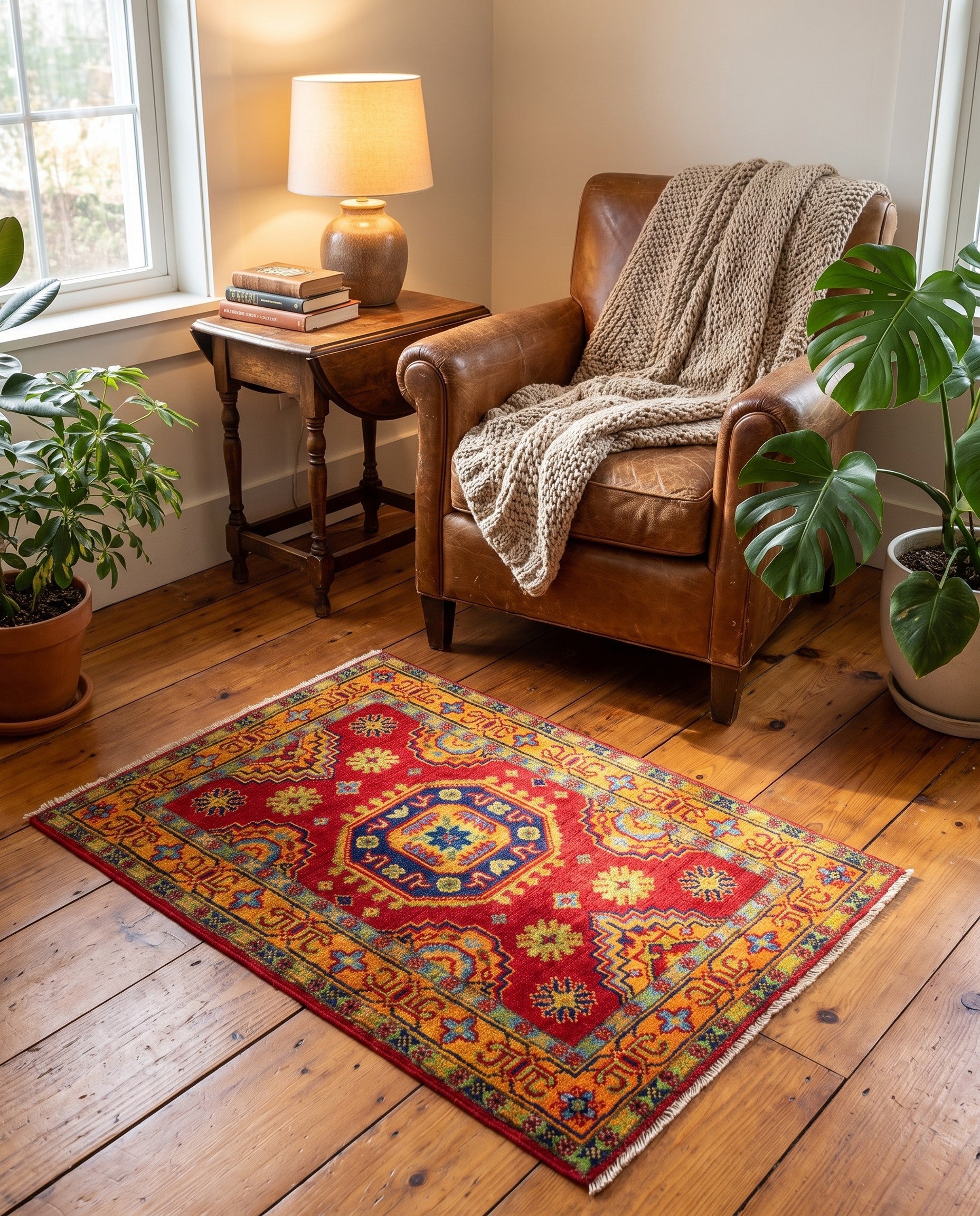 2' 1 x 3' 3 Hand Knotted Kazak Rug