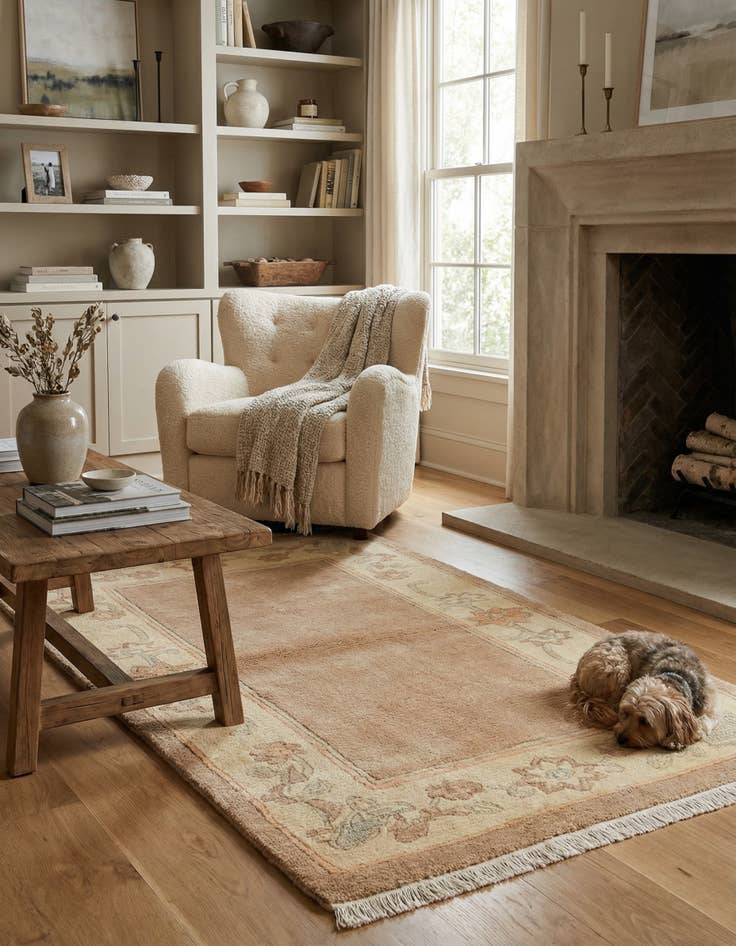 Detail image of 3' 1 x 5' 2 Hand Knotted Tibet Wool Rug