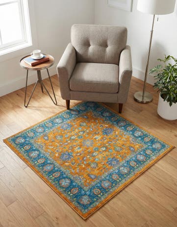 3' 3 x 3' 3 Medina Square Rug