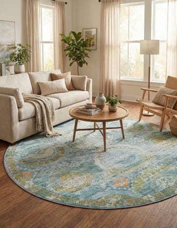 8' x 8' Santiago Round Rug