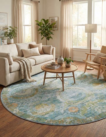 8' x 8' Santiago Round Rug
