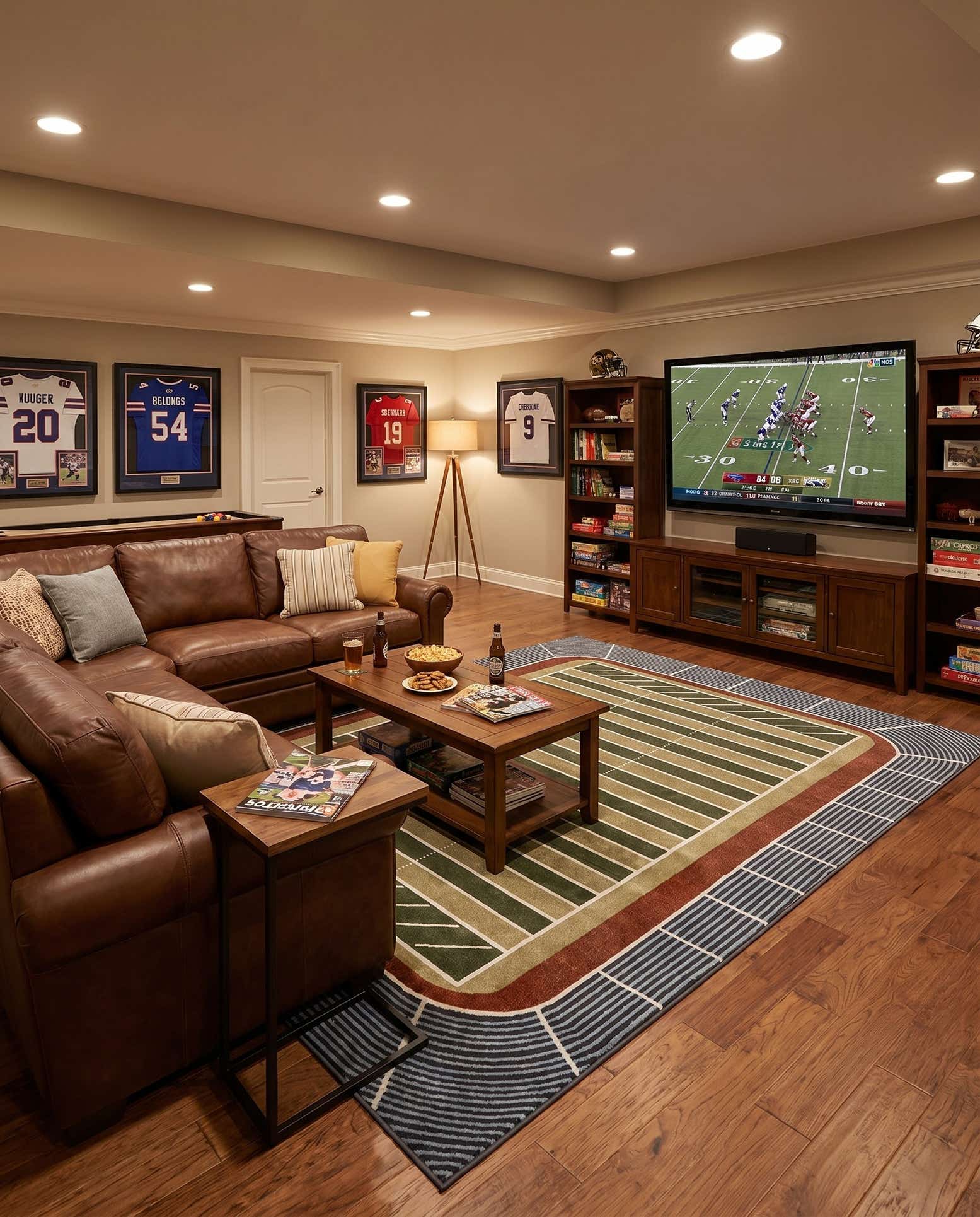 9' x 12' Sports Washable Rug