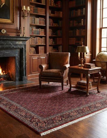 6' 8 x 6' 8 Bidjar Wool Square Rug