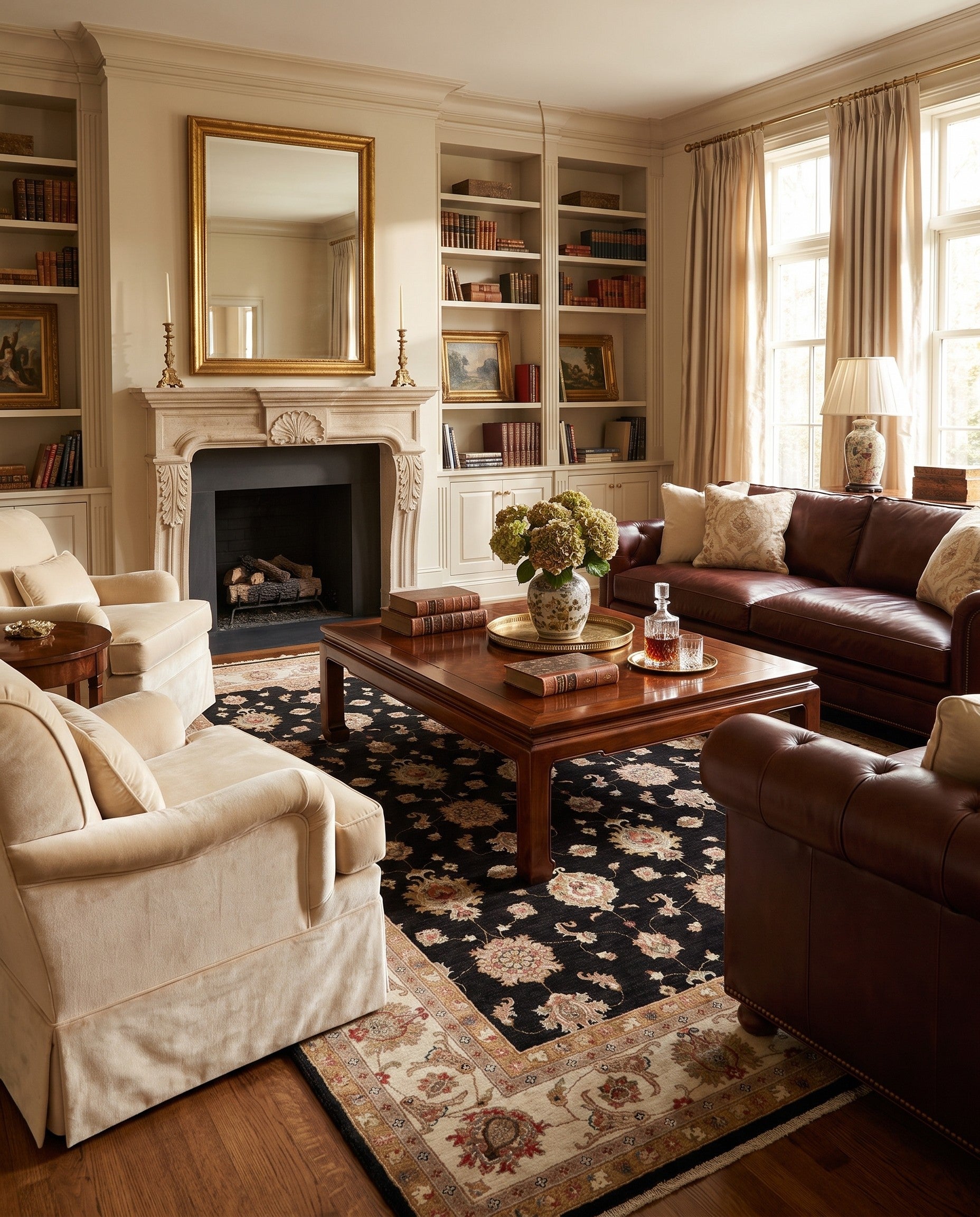 8' 3 x 11' 5 Hand Knotted Ziegler Rug